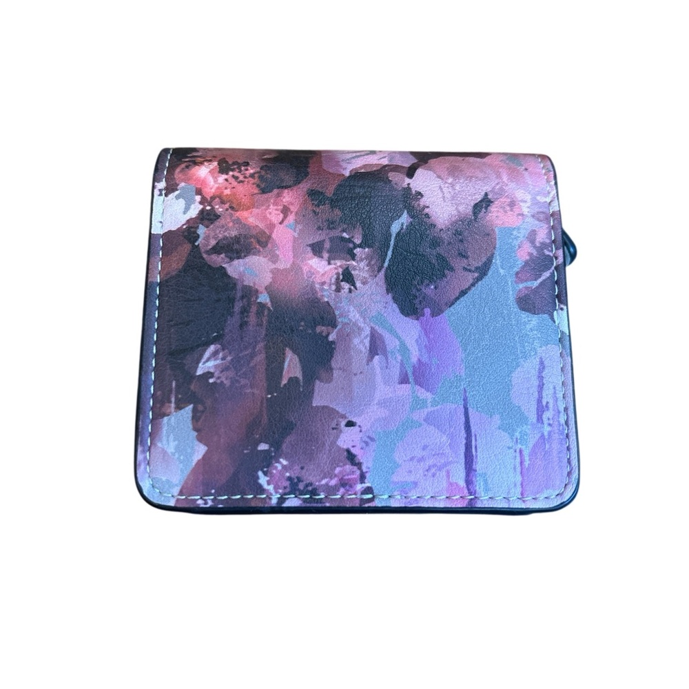 Simply Vera Vera Wang Purple Floral Wallet - Picture 2 of 6